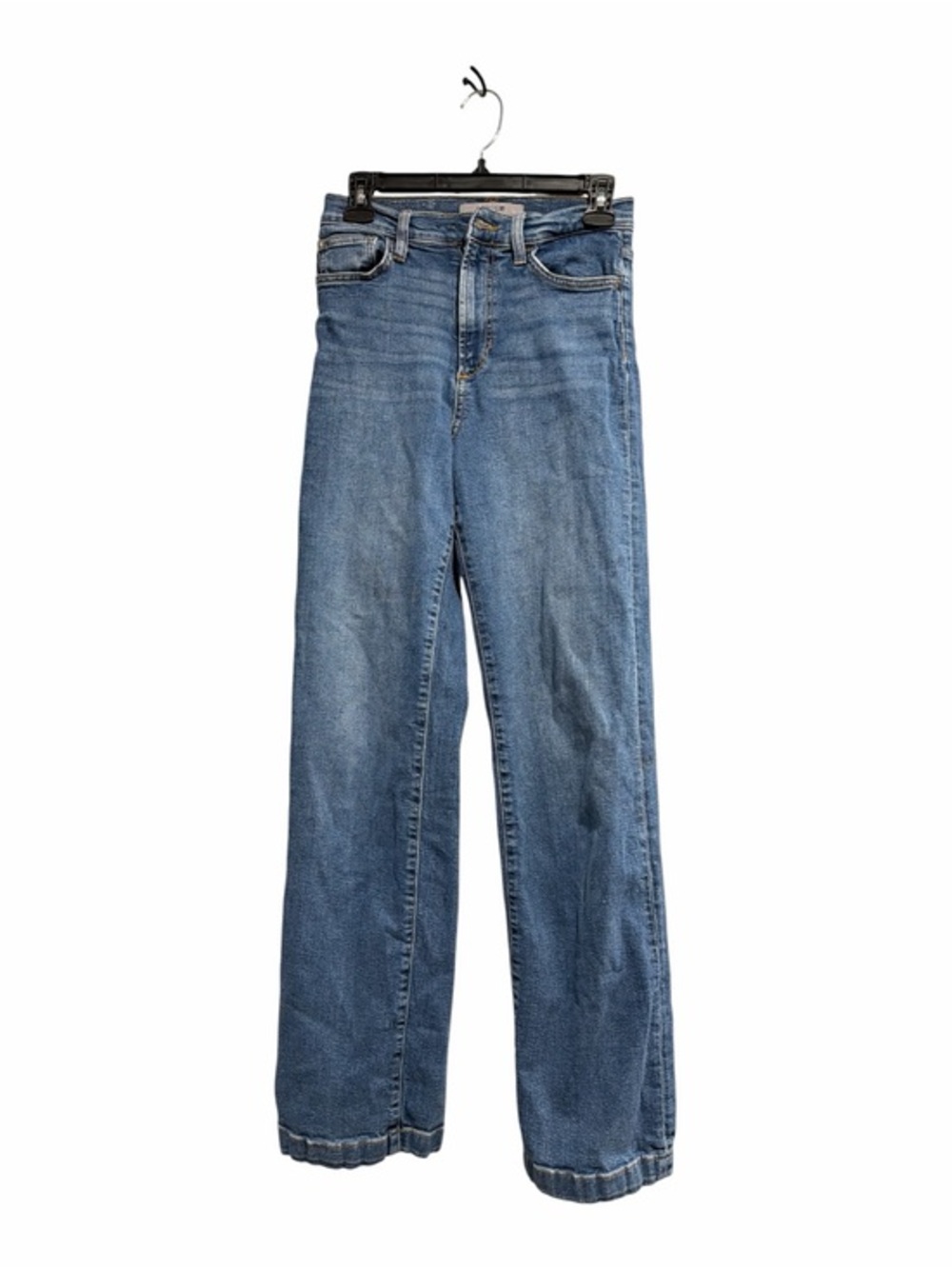 Joe’s Jeans Sweet Dreams Wide Leg Jeans Medium Wash Size 25 Missing Button